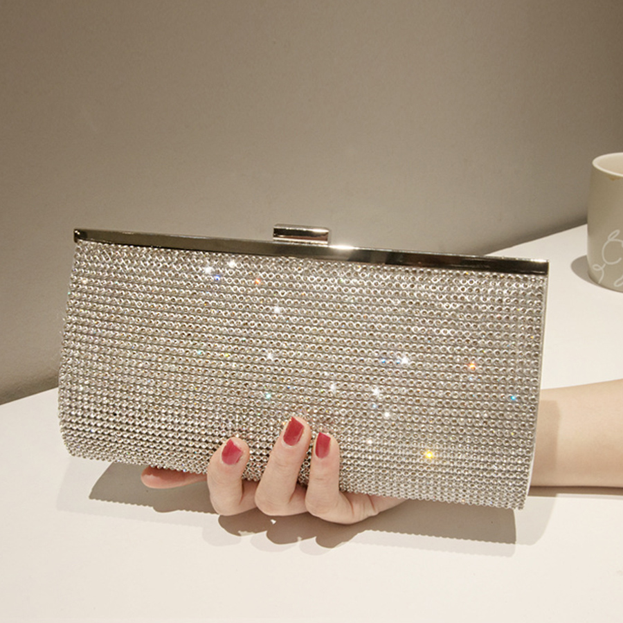 Women'S Accessories Purse - โซ่ผู้หญิงกระเป๋าคลิป SHELL Shape กระเป๋าถือ Elegant SHINY