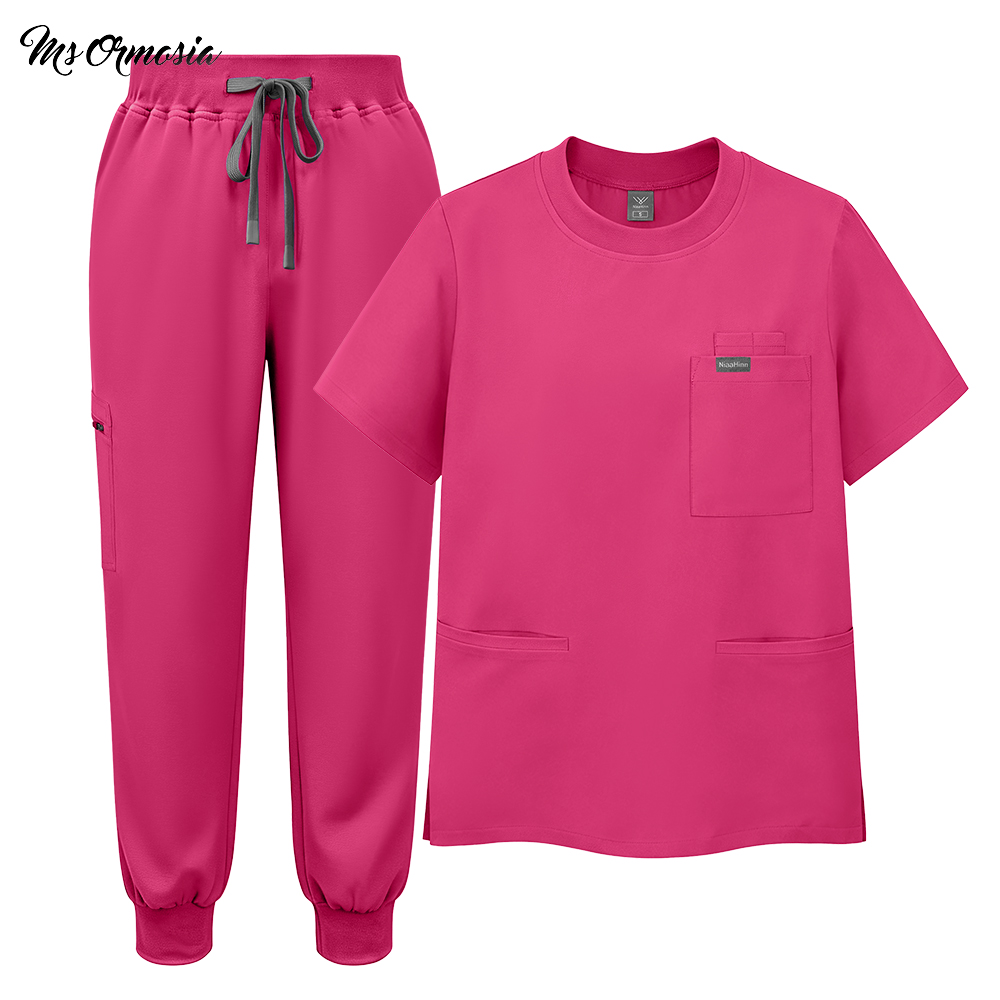 Women'S Work Accessories - ชุดยูนิฟอร์มแพทย์และพยาบาลสไตล์ใหม่ เสื้อและกางเกง สำหรับงานคลินิก โรงพยาบาล อุปกรณ์เสริมสำหรับพยาบาล ชุดทำงานสำหรับทันตแพทย์และศัลยแพทย์