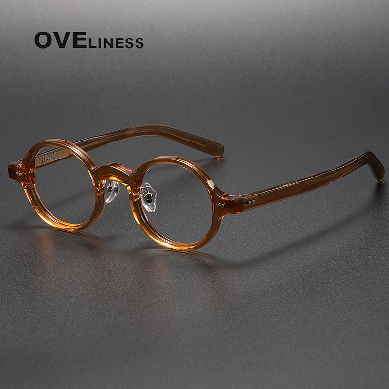 Women Accessories Vector - 2025 Vintage Acetate กรอบแว่นตาผู้ชาย Retro Designer