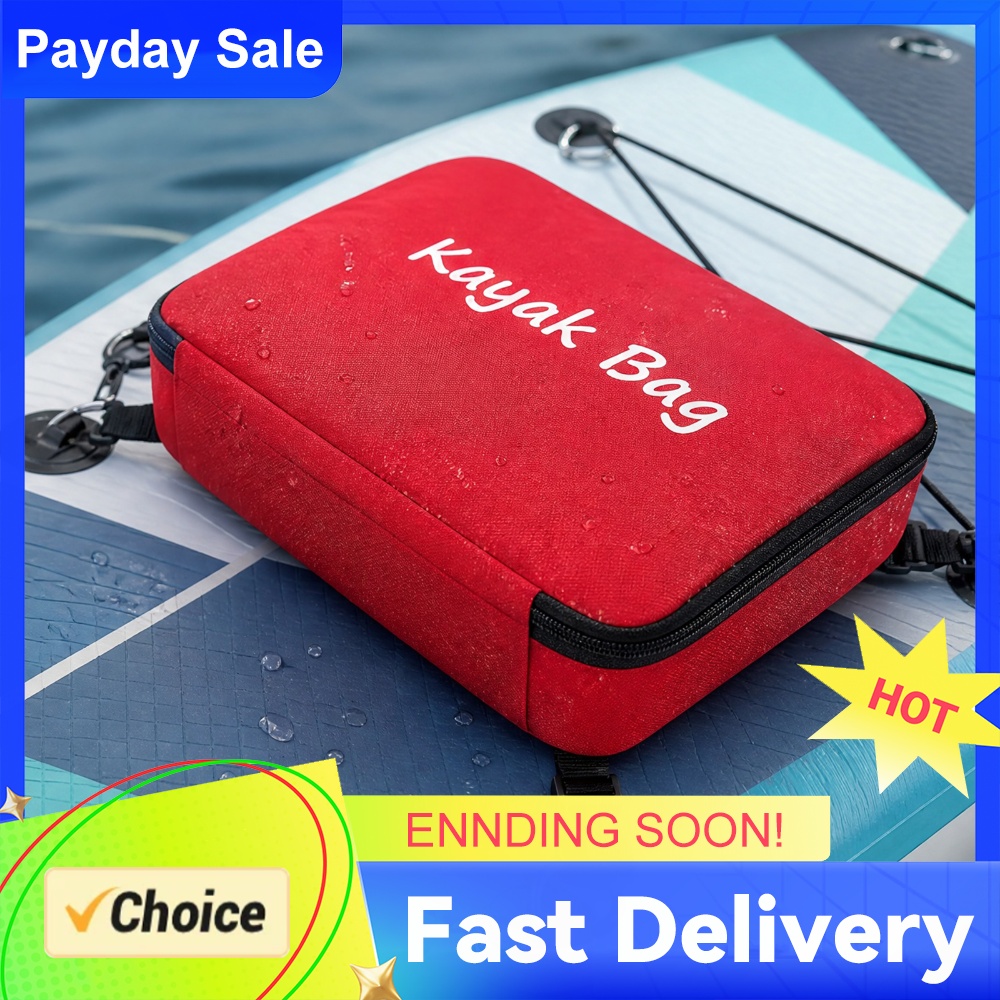 Women'S Kayak Accessories - กระเป๋าเก็บแพดเดิลบอร์ดกันน้ำอ็อกซ์ฟอร์ด ซ.ย.พ. คูลเลอร์ แบ็กขนาดกะทัดรัดน้ำหนักเบาสำหรับเรือคายัคแพดเดิลบอร์ดอุปกรณ์เสริมสำหรับเล่นเซิร์ฟกลางแจ้ง