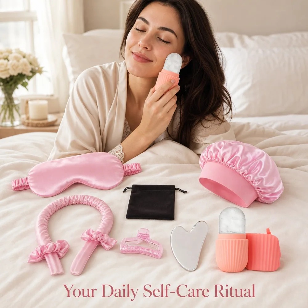 ชุดเครื่องนอนผ้าไหม 3/4/5/9 ชิ - Women Accessories Combo Gift บทวิจารณ์และราคา