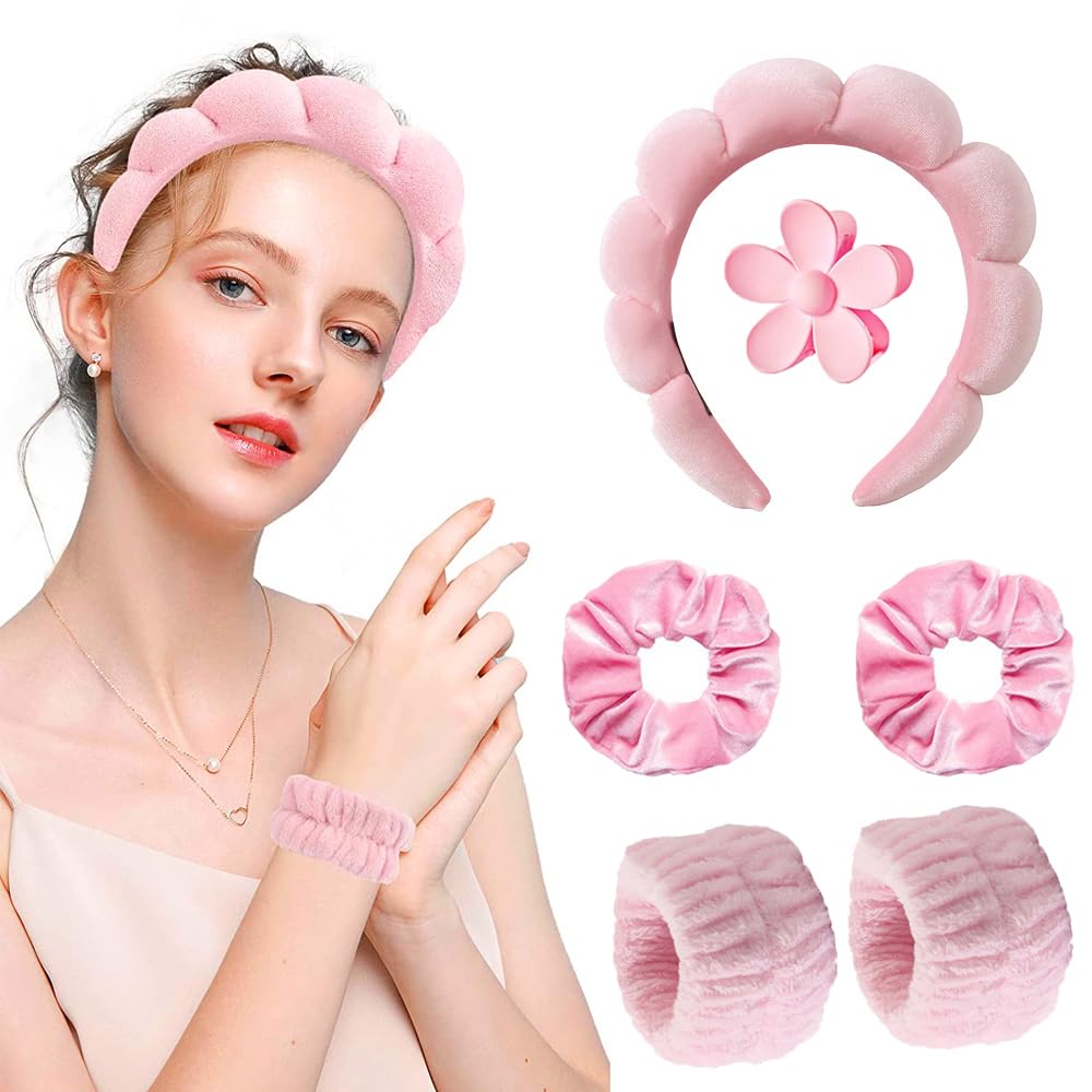 6 ชิ้นHeadbandsสายรัดข้อมือชุด - Women Accessories Combo Gift บทวิจารณ์และราคา
