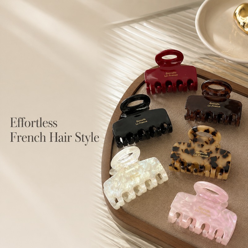 กิ๊บหนีบผมขนาดกลางแบบฝรั่งเศส  - Women'S Work Accessories บทวิจารณ์และราคา