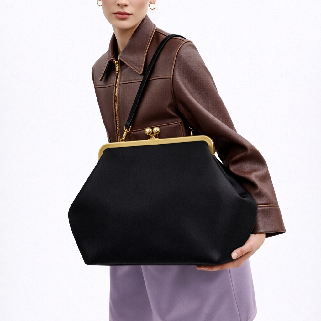 กระเป๋าคลาสสิกทรงใหญ่แบบมีตัวล - Women'S Accessories Purse บทวิจารณ์และราคา