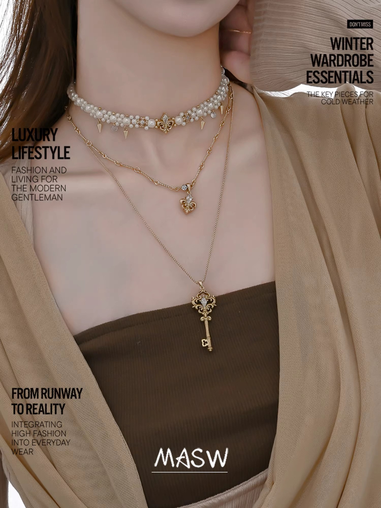 MASW ดีไซน์ดั้งเดิม สร้อยคออุป - Women'S Accessories Trends 2026 บทวิจารณ์และราคา