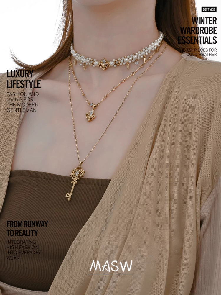 MASW ดีไซน์ดั้งเดิม สร้อยคออุป - Women'S Accessories Trends 2026 บทวิจารณ์และราคา