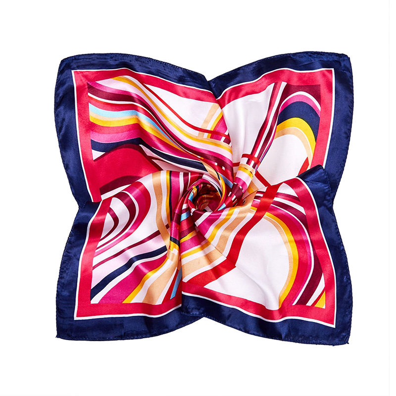 50*50 ซม.ผ้าพันคอผ้าไหมผ้าพันค - Women'S Work Accessories บทวิจารณ์และราคา