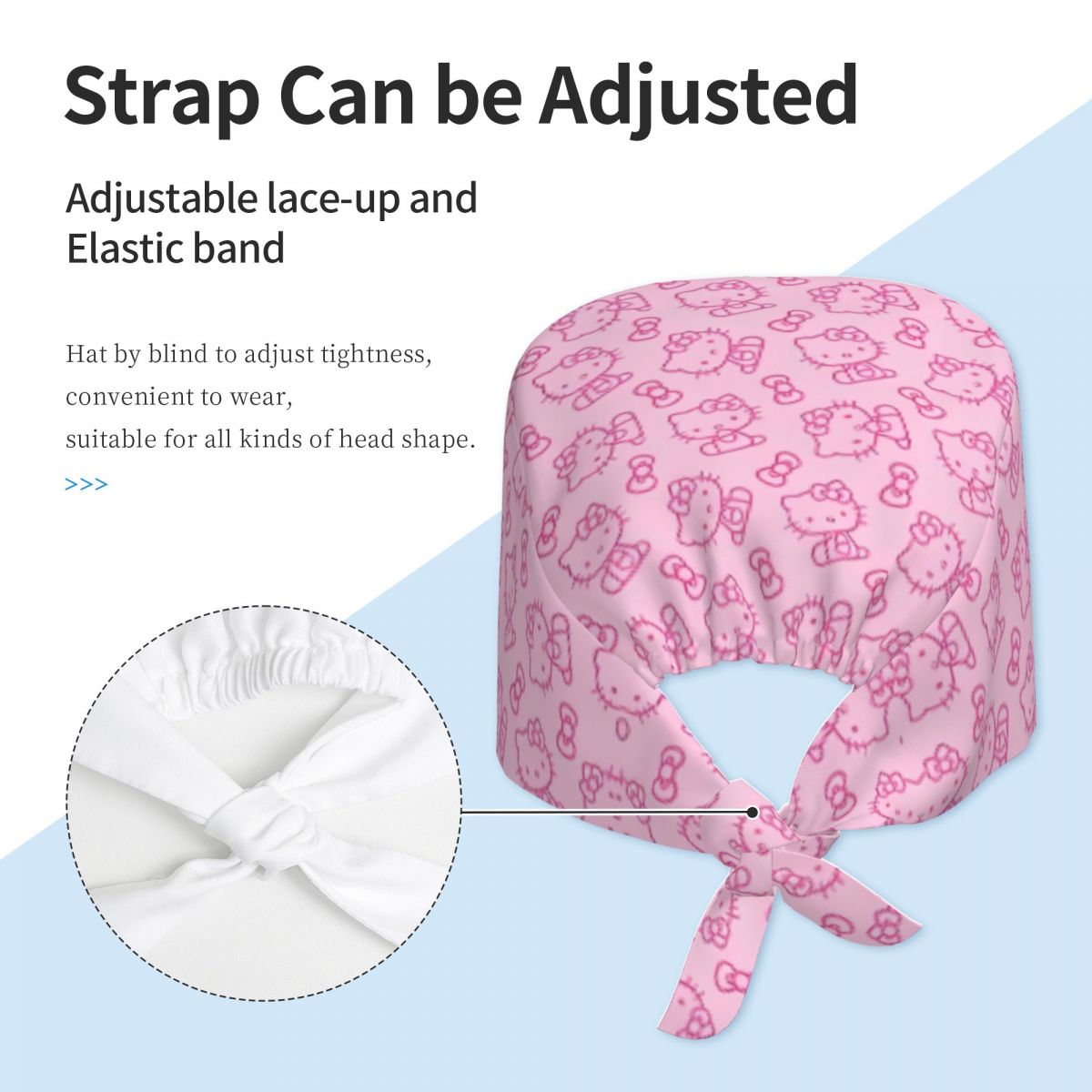 หมวกสครับลายการ์ตูนน่ารักสีชมพ - Women'S Work Accessories บทวิจารณ์และราคา
