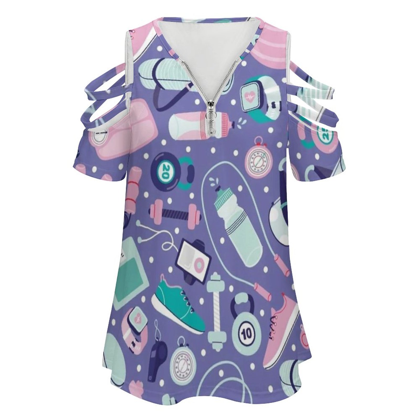 Get Fit เสื้อยืดผู้หญิงใหม่แฟช - Women Accessories Vector บทวิจารณ์และราคา