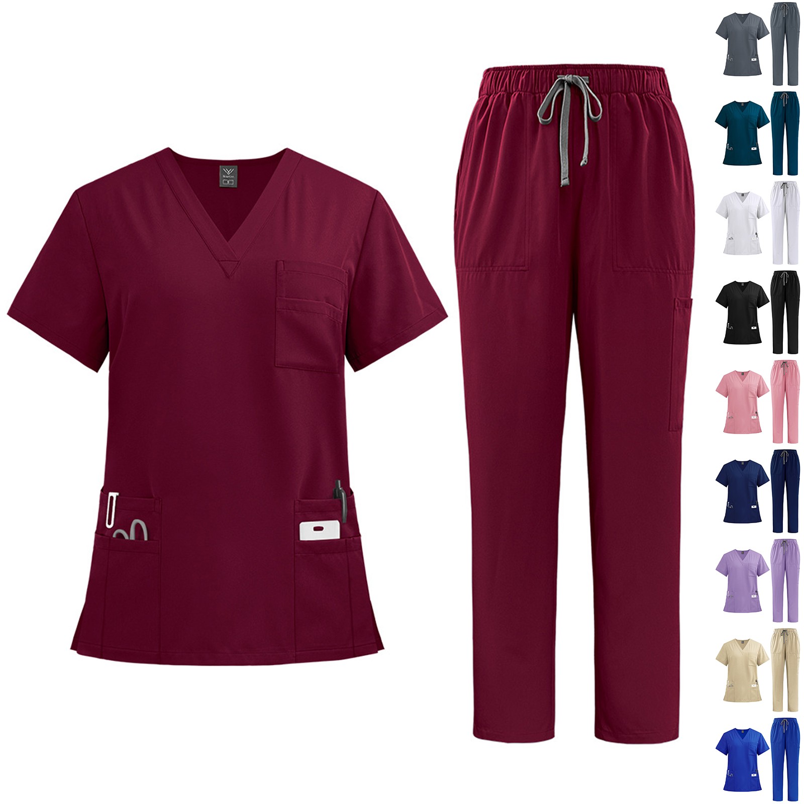 ชุดยูนิฟอร์มแพทย์แบบใหม่ ชุดสค - Women'S Work Accessories บทวิจารณ์และราคา