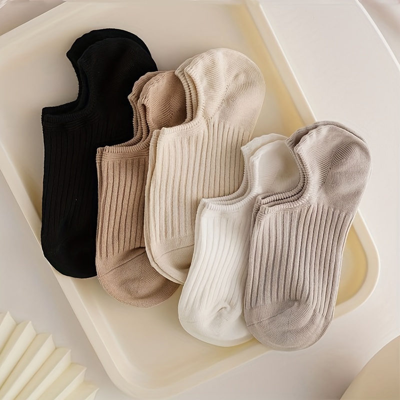 ถุงเท้าข้อต่ำหุ้มข้อหลากสี5คู่ - Women'S Ankle Accessories บทวิจารณ์และราคา