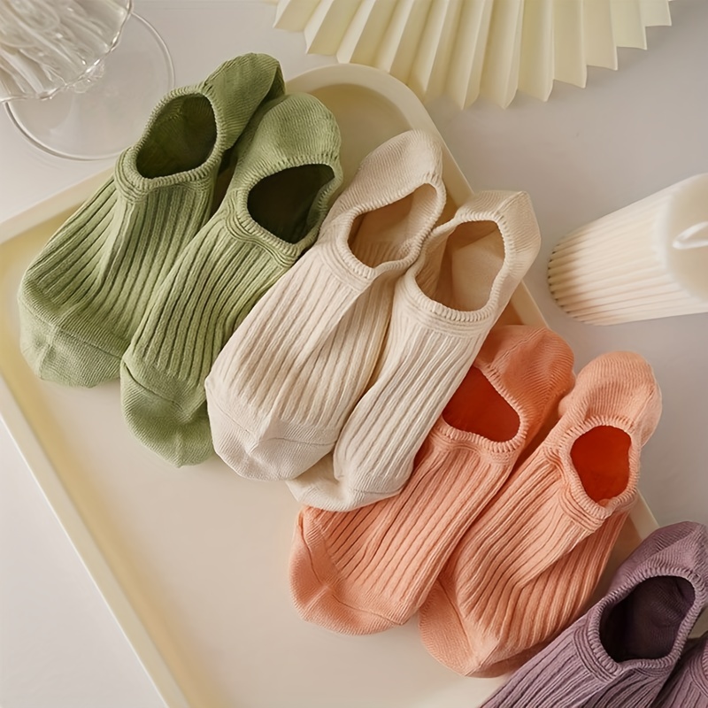 ถุงเท้าข้อต่ำหุ้มข้อหลากสี5คู่ - Women'S Ankle Accessories บทวิจารณ์และราคา