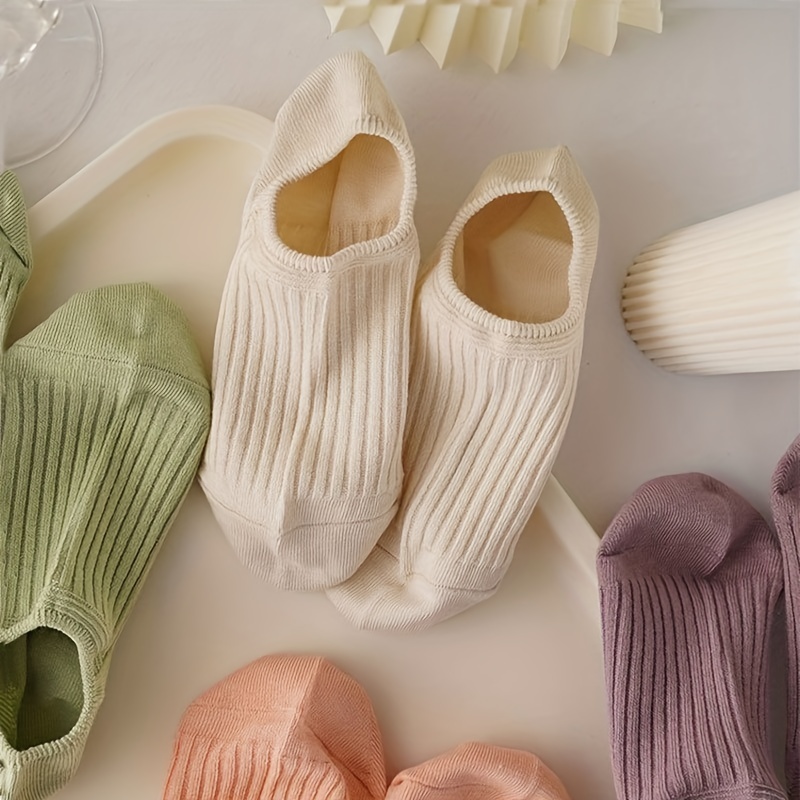 ถุงเท้าข้อต่ำหุ้มข้อหลากสี5คู่ - Women'S Ankle Accessories บทวิจารณ์และราคา