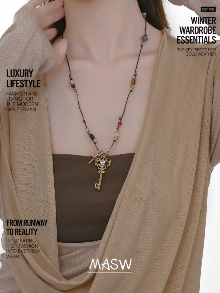 MASW ดีไซน์ดั้งเดิม สร้อยคอรูป - Women'S Accessories Trends 2026 บทวิจารณ์และราคา